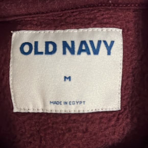 Old Navy Mens Size Medium Red Pullover Hoodie - Picture 4 of 6